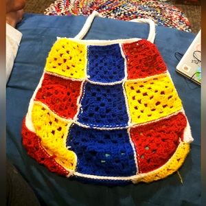 Handmade Crochet Bag Large